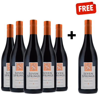 Seven Springs Pinot Noir Buy 5 and get 1 Free
