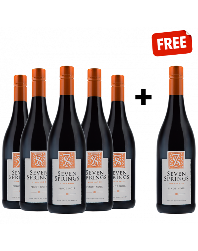 Seven Springs Pinot Noir Buy 5 and get 1 Free